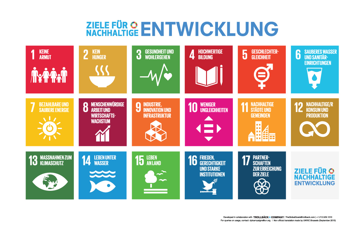 Ziele für nachhaltige Entwicklung (SDGs)